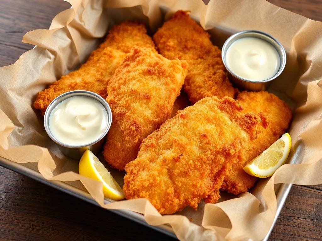 Beer-Battered Walleye Fry — Minnesota, United States