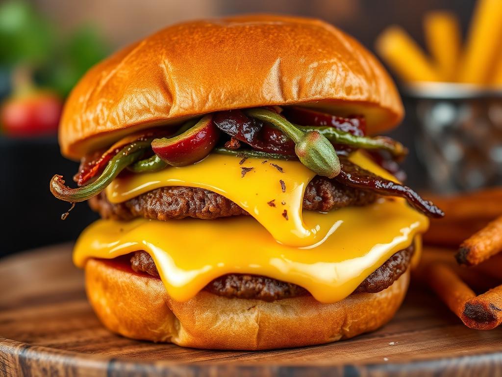 Bison Green Chile Burger β Colorado, United States