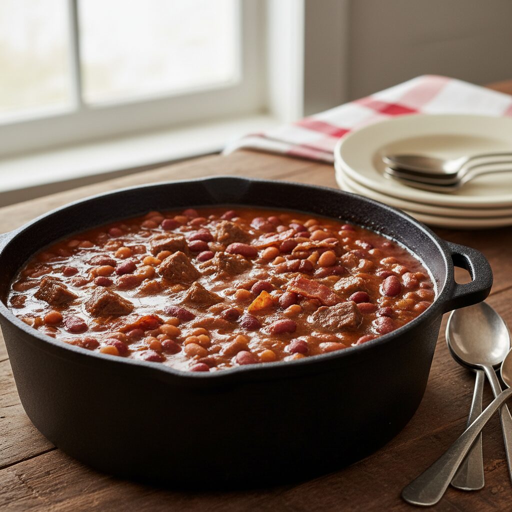 Cowboy Beans with Beef โ Alberta, Canada