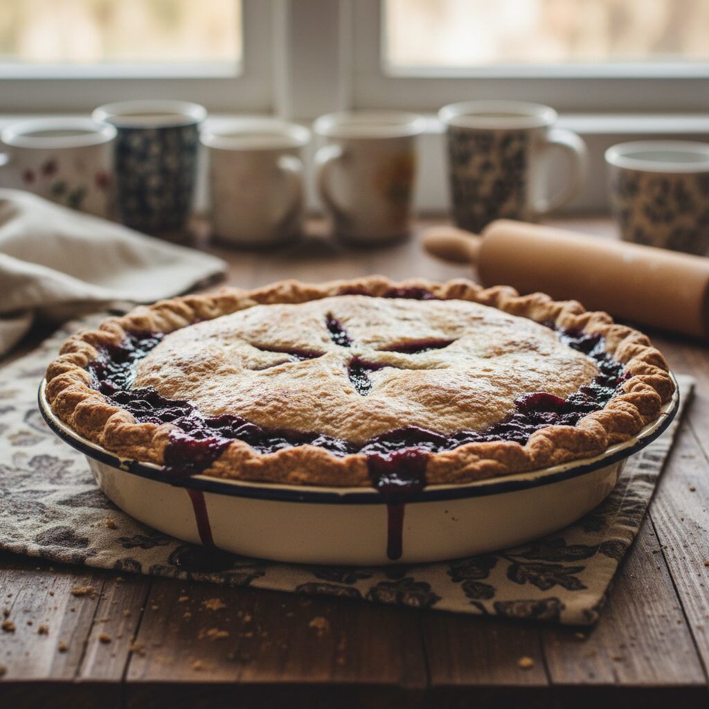 Saskatoon Berry Pie — Alberta, Canada
