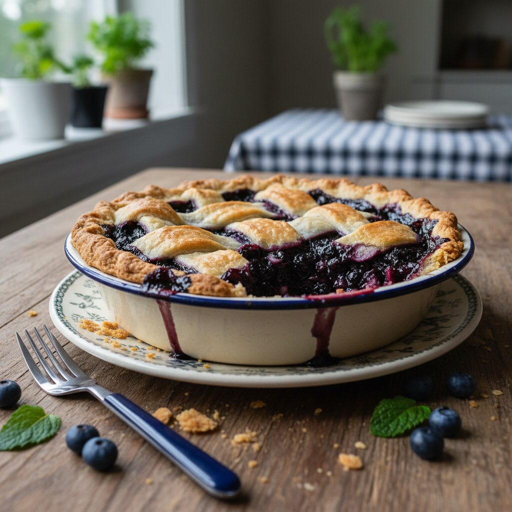 Fraser Valley Blueberry Pie — British Columbia, Canada