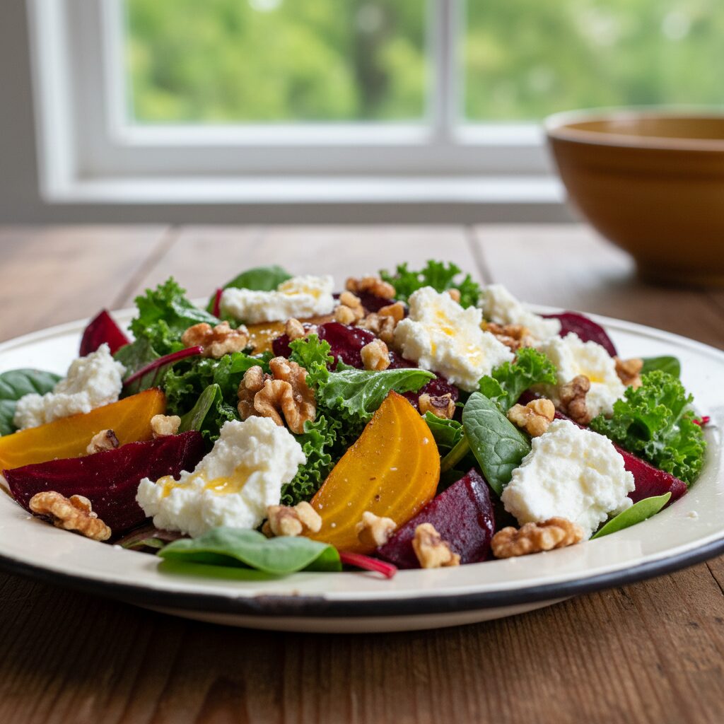 Gulf Islands Goat Cheese and Beet Salad — British Columbia, Canada