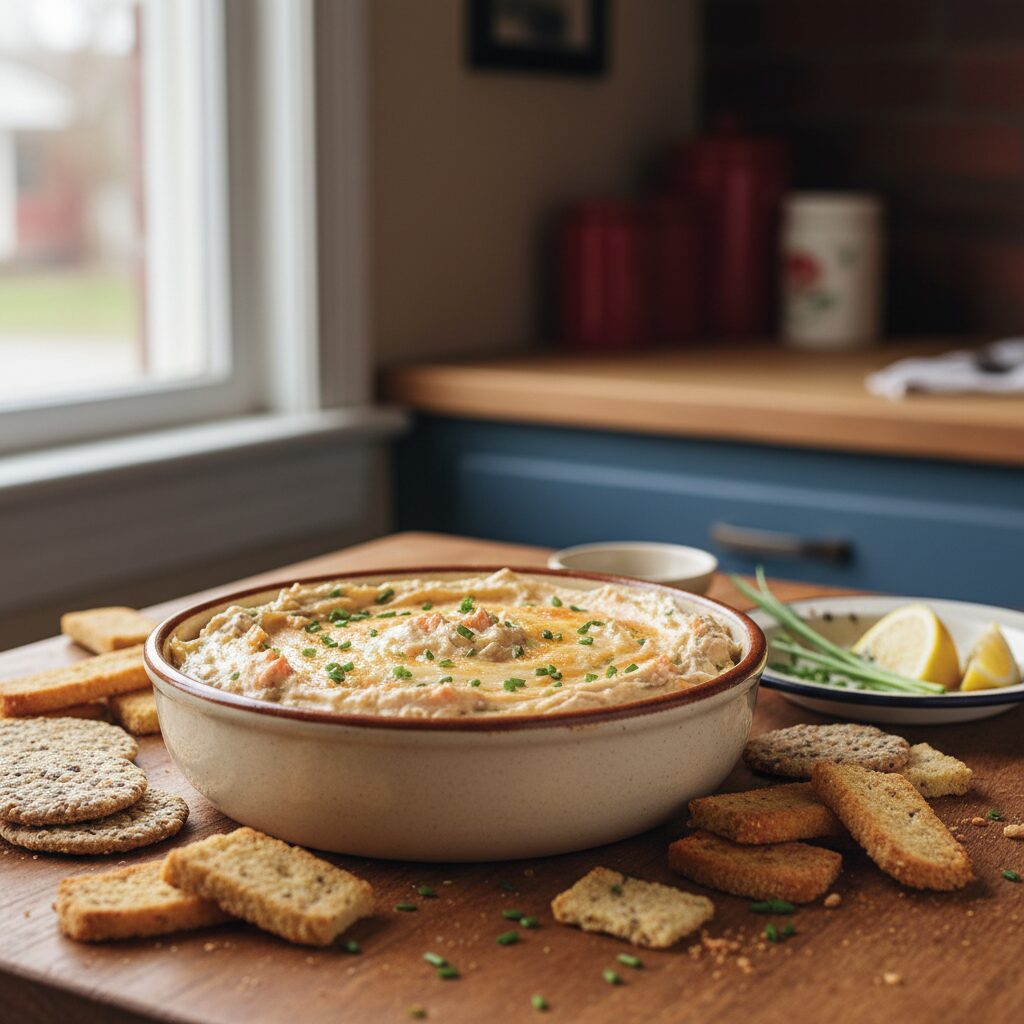 Hot Smoked Salmon Dip — British Columbia, Canada