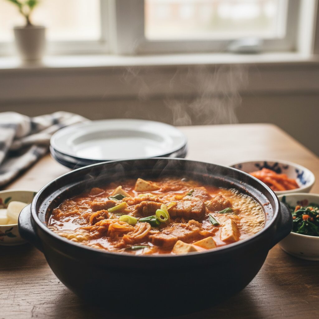 Korean Canadian Kimchi Jjigae — British Columbia, Canada