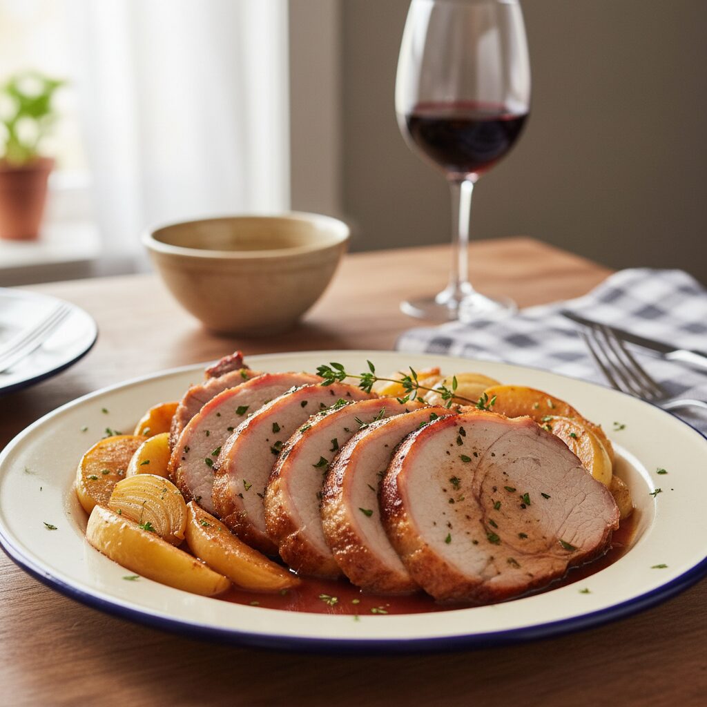 Okanagan Wine Country Pork Roast — British Columbia, Canada