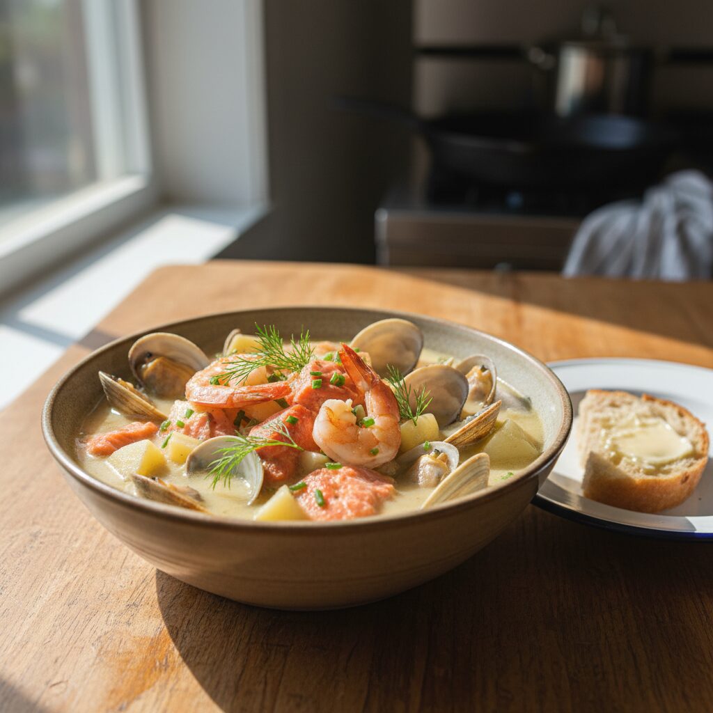 Pacific Seafood Chowder — British Columbia, Canada