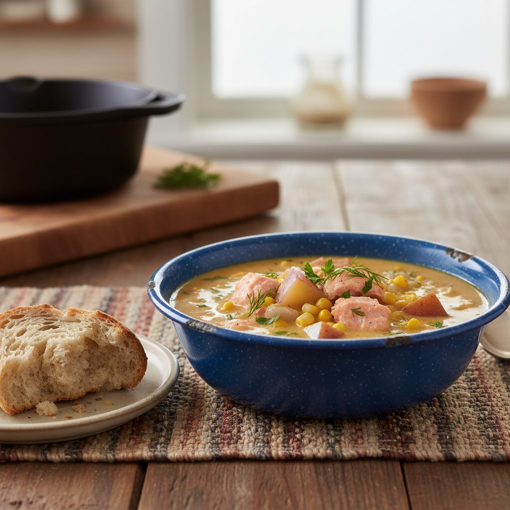 BC Salmon Chowder โ British Columbia, Canada