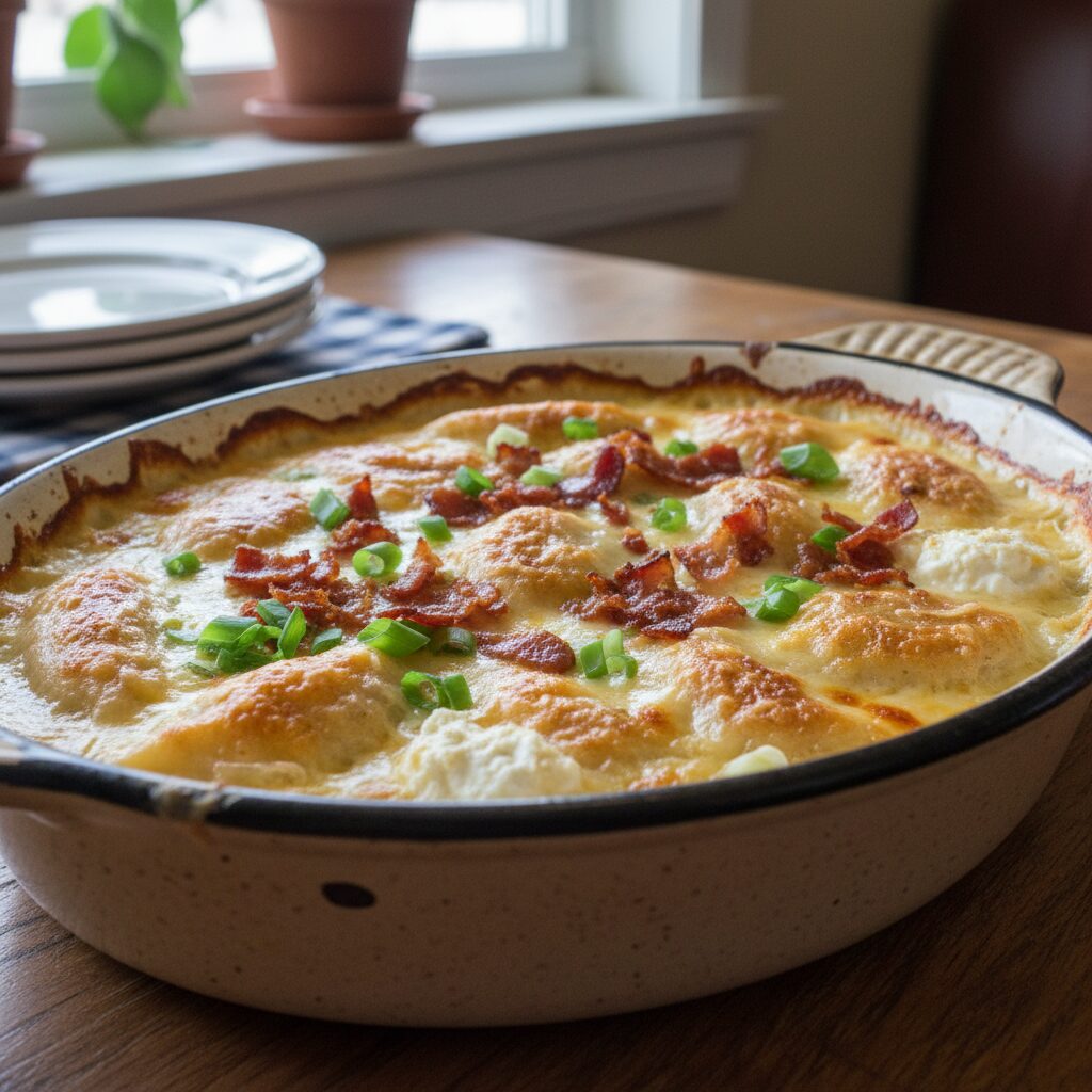 Winnipeg Cream Cheese Pierogi Bake — Manitoba, Canada