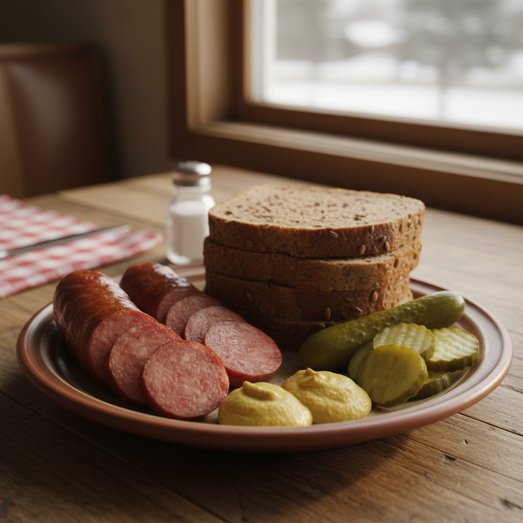 Winnipeg-Style Kubasa and Rye Plate — Manitoba, Canada