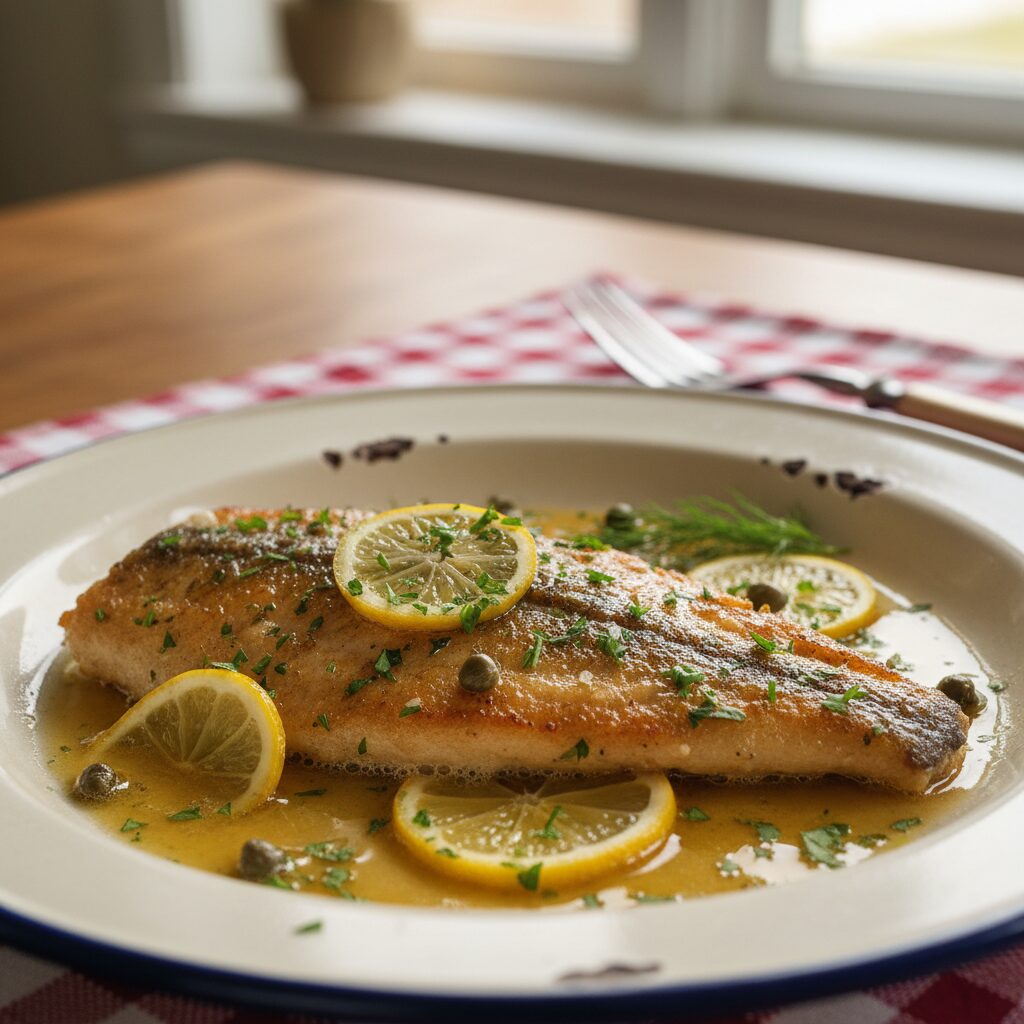 Manitoba Pickerel with Brown Butter — Manitoba, Canada