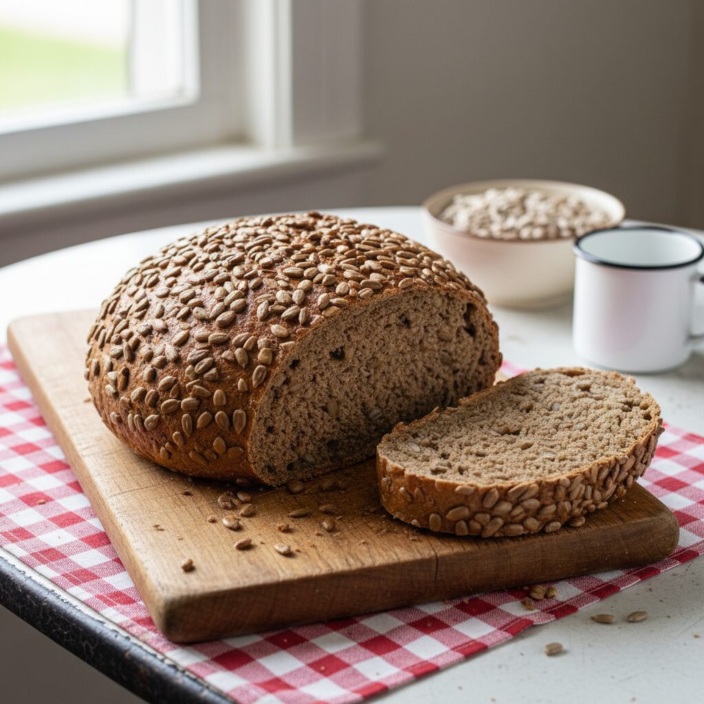 Manitoba Sunflower Seed Brown Bread — Manitoba, Canada