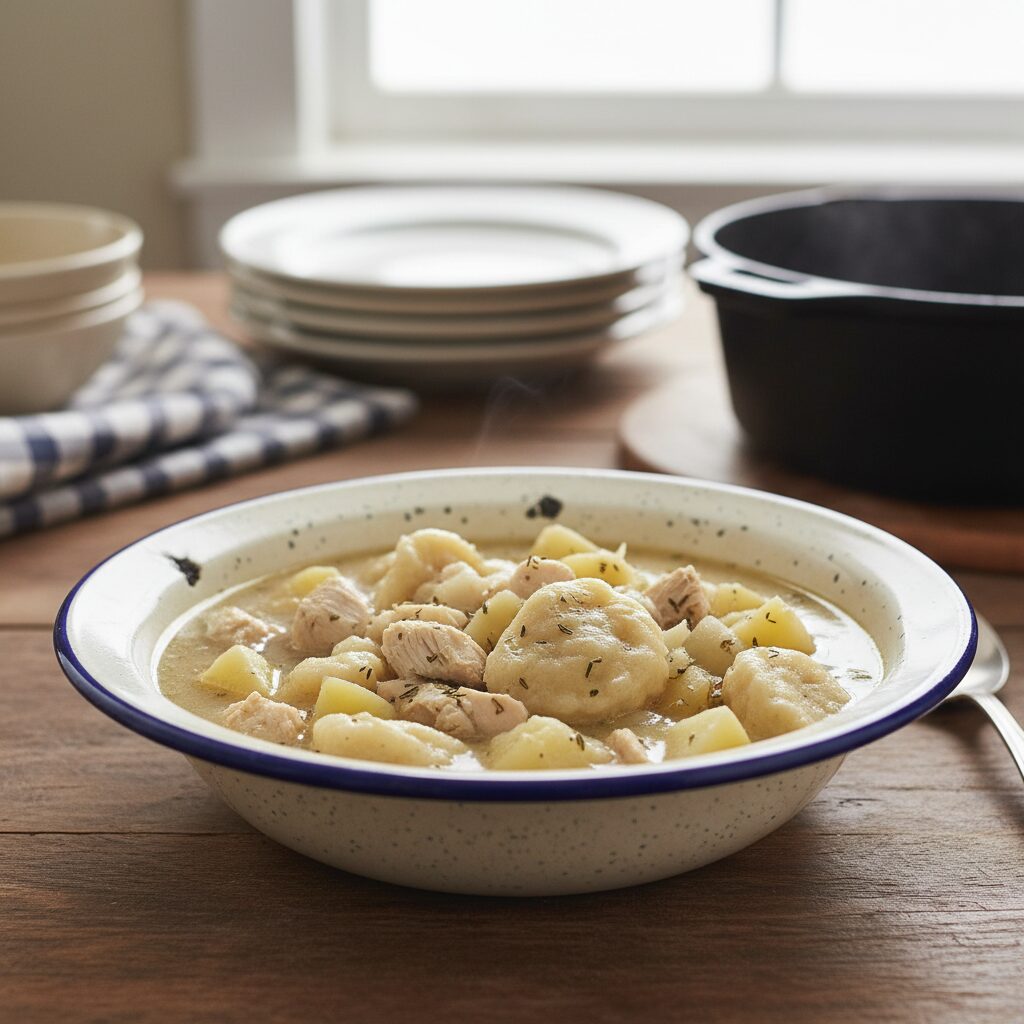 Chicken Fricot (Fricot au Poulet) — New Brunswick, Canada