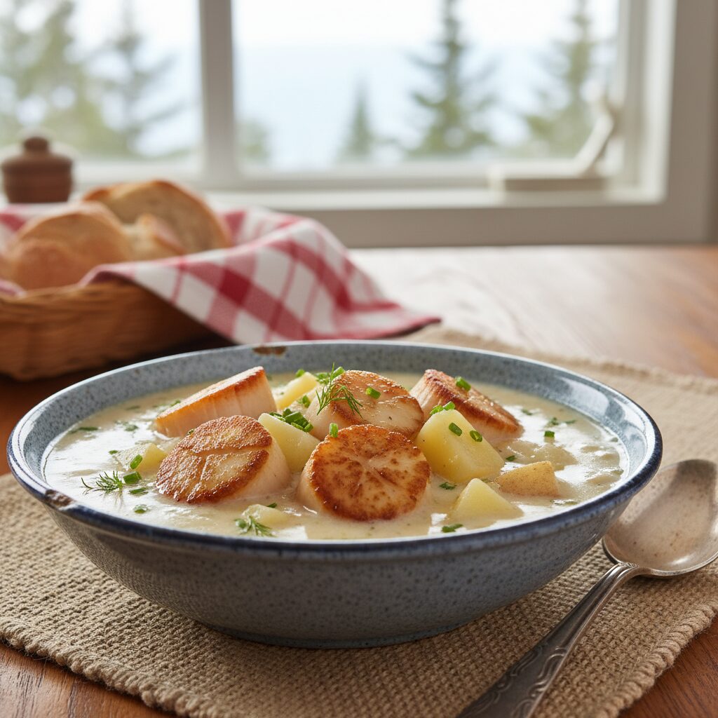 Fundy Scallop Chowder — New Brunswick, Canada