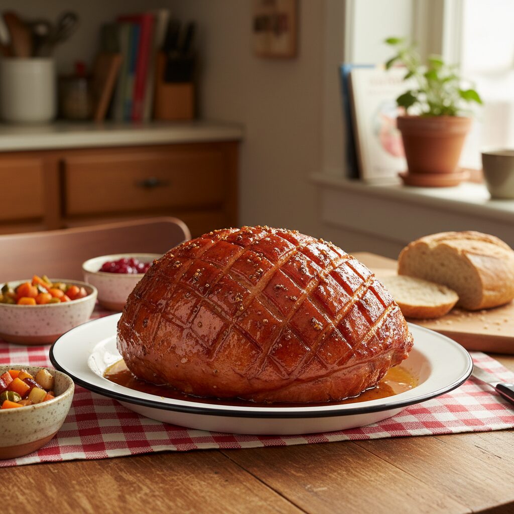 Maple-Glazed Ham — New Brunswick, Canada