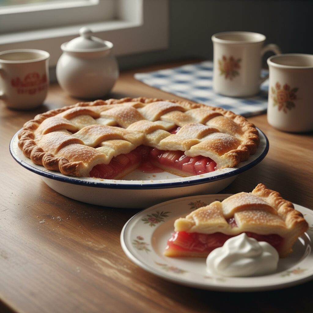 Rhubarb Pie — New Brunswick, Canada