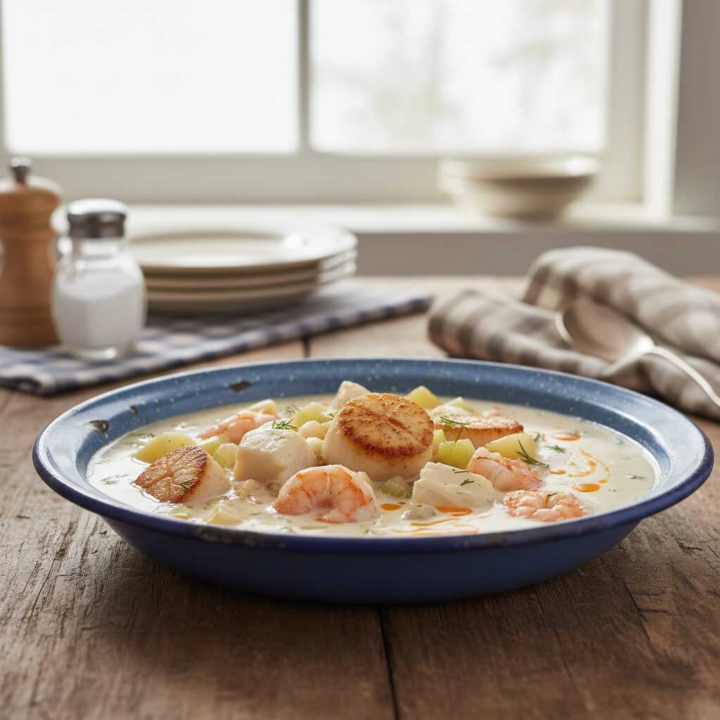 Seafood Chowder — New Brunswick, Canada