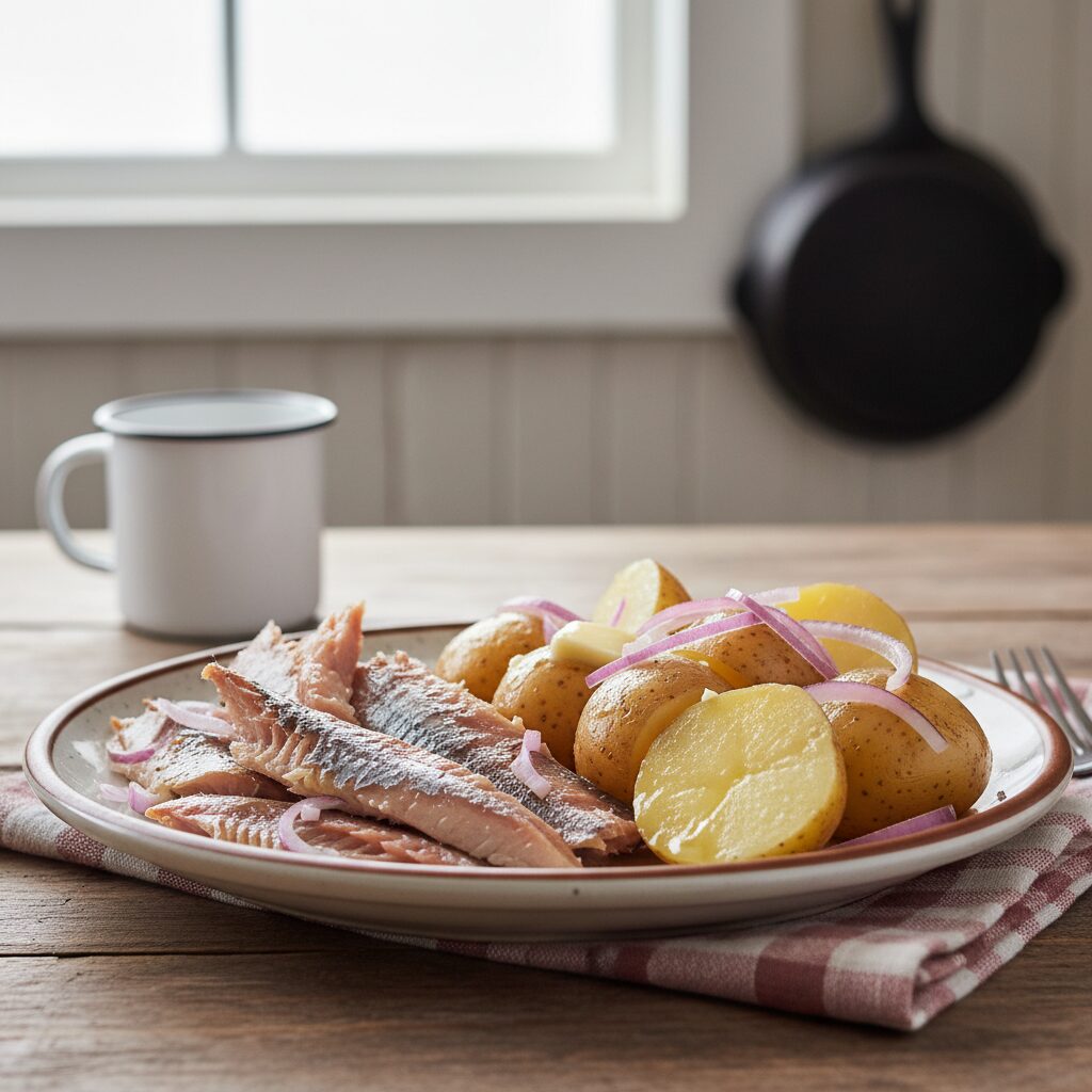 Smoked Herring with Potatoes — New Brunswick, Canada