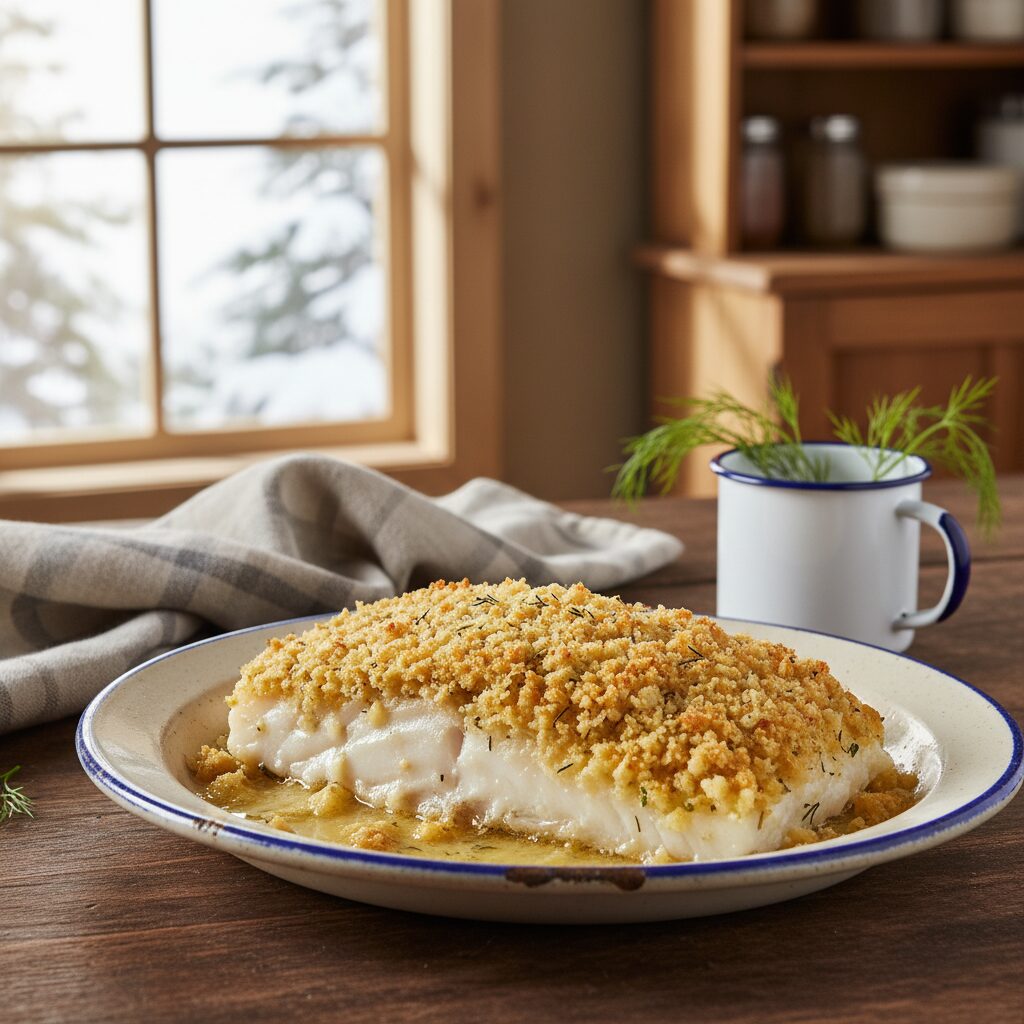 Baked Haddock — Nova Scotia, Canada