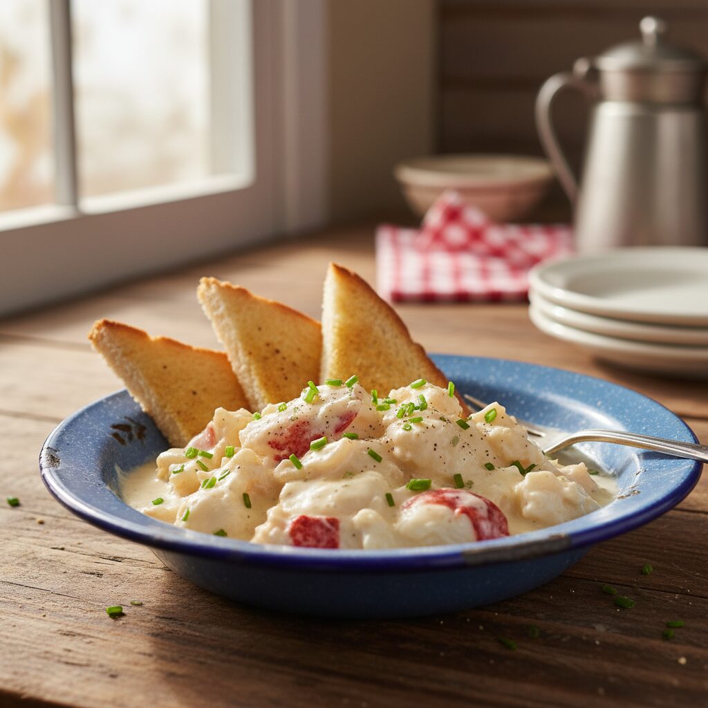 Creamed Lobster — Nova Scotia, Canada