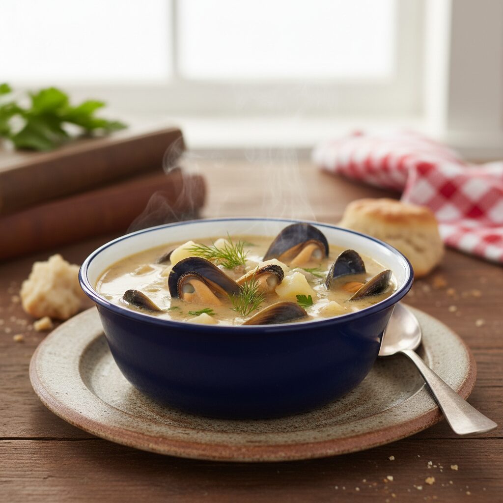 Nova Scotia Mussel Chowder — Nova Scotia, Canada