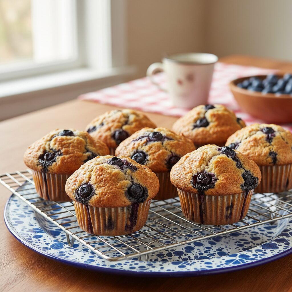 Wild Blueberry Muffins — Nova Scotia, Canada