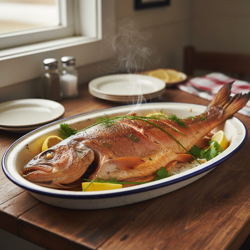 Baked Arctic Char from the Beaufort Delta — Northwest Territories, Canada