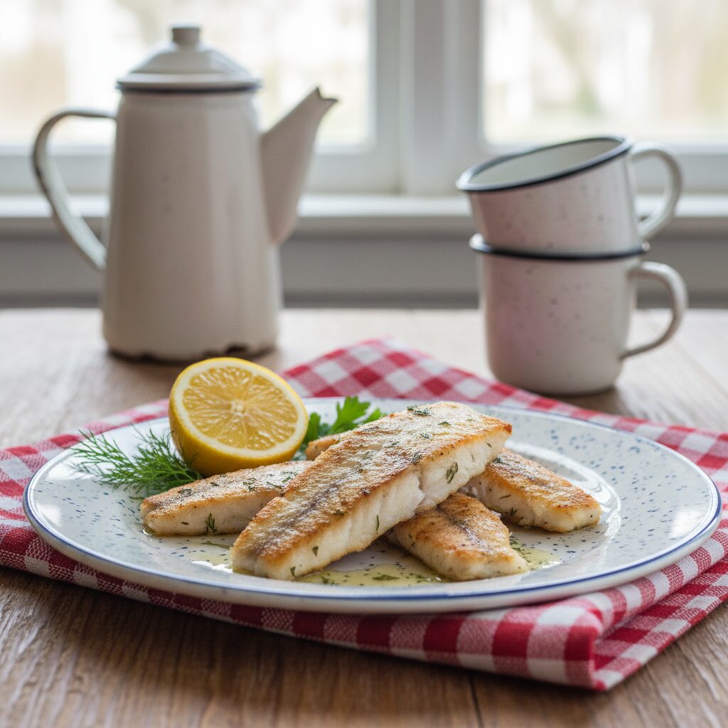 Pan-Fried Whitefish Fillets — Northwest Territories, Canada