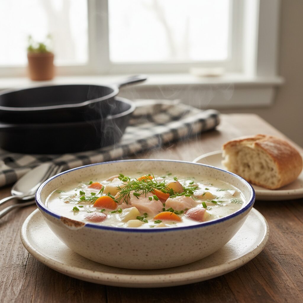 Arctic Char Chowder — Nunavut, Canada