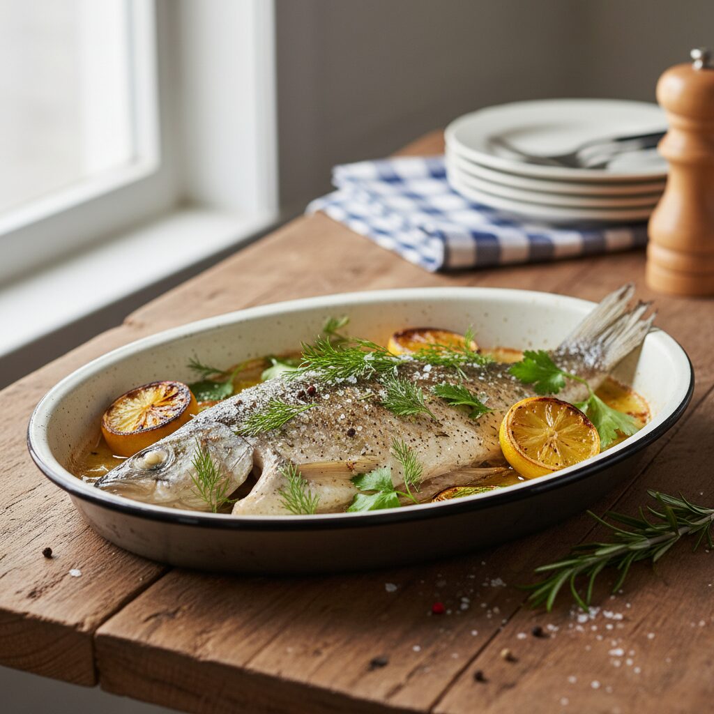 Simple Baked Whitefish — Nunavut, Canada