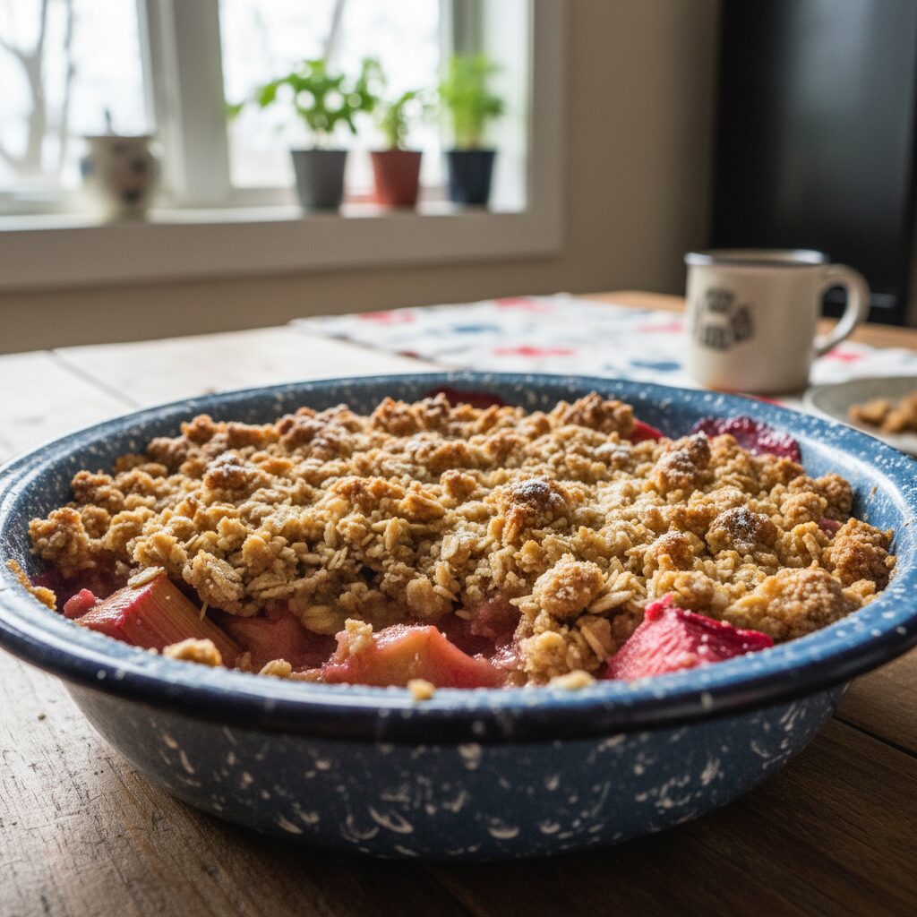 Rhubarb Crumble โ Ontario, Canada