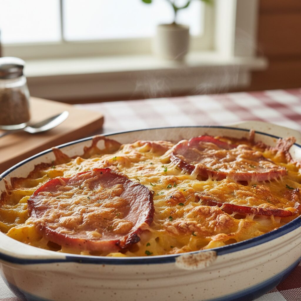 Ham with Scalloped Potato Supper โ Prince Edward Island, Canada