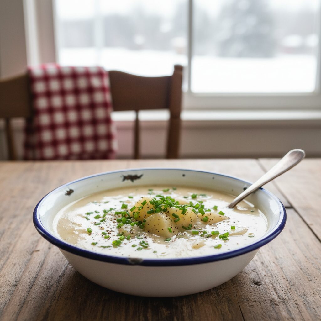 PEI Potato Soup โ Prince Edward Island, Canada