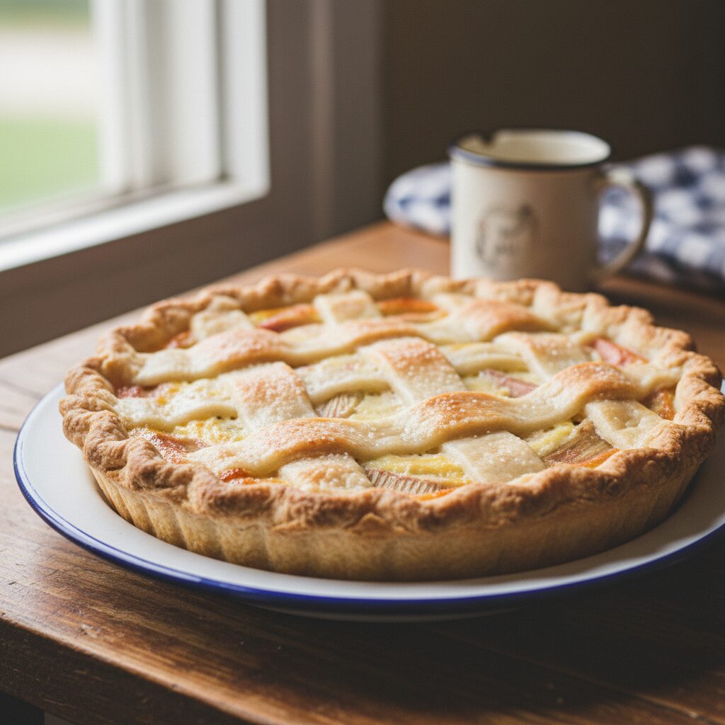 Rhubarb Custard Pie โ Prince Edward Island, Canada