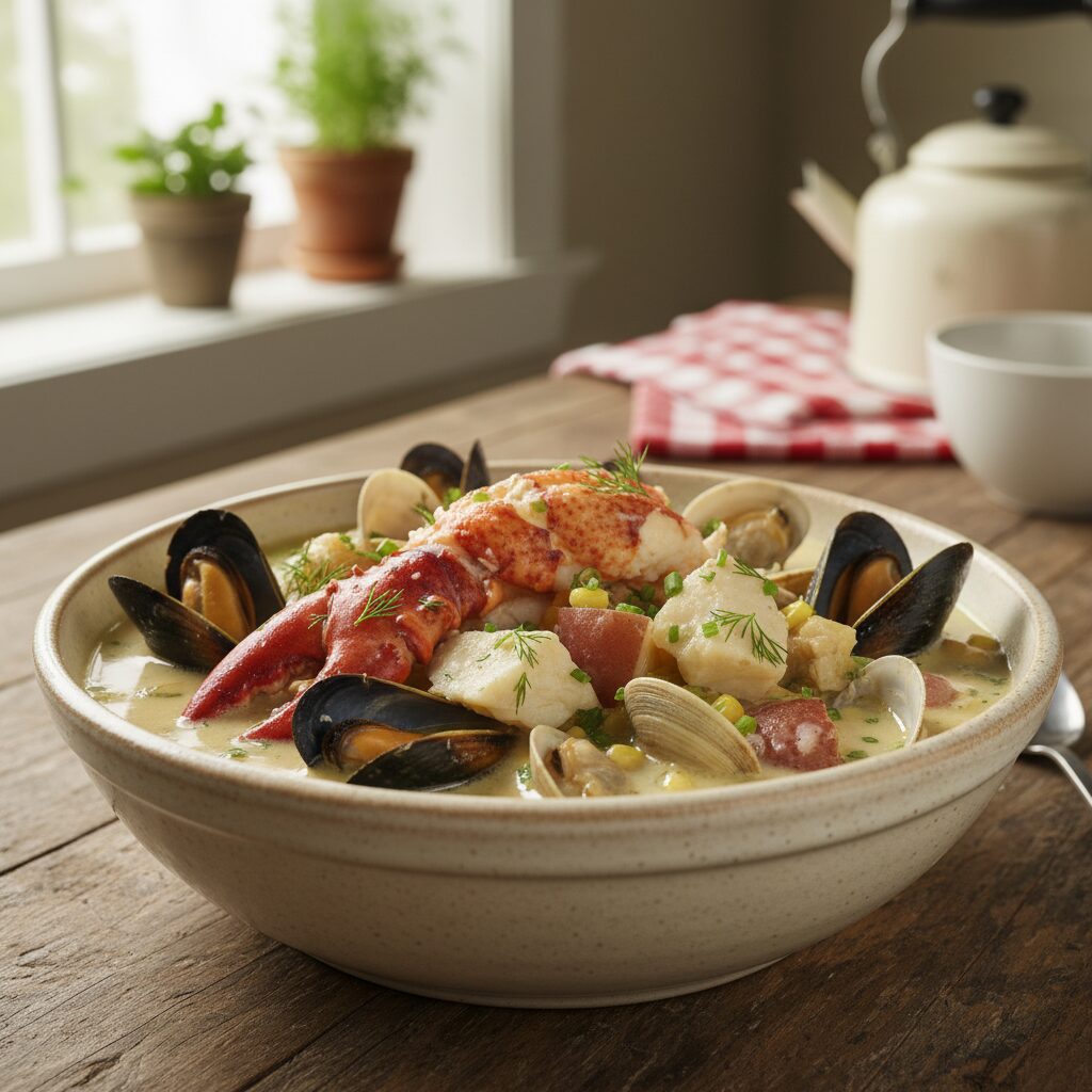 PEI Seafood Chowder โ Prince Edward Island, Canada