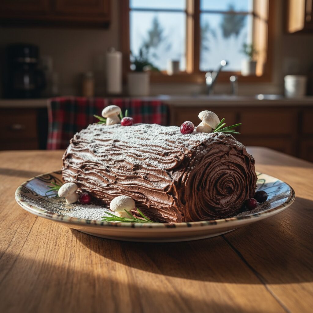 Bûche de Noël — Quebec, Canada