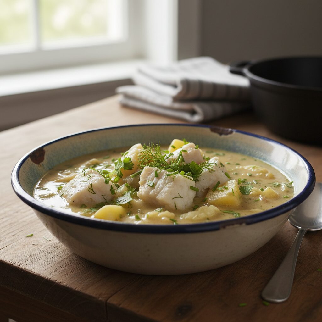 Soupe de Poisson Gaspésienne — Quebec, Canada
