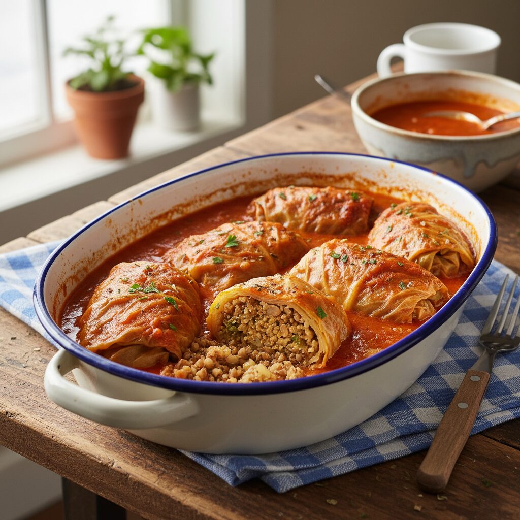 Cabbage Rolls with Buckwheat — Saskatchewan, Canada