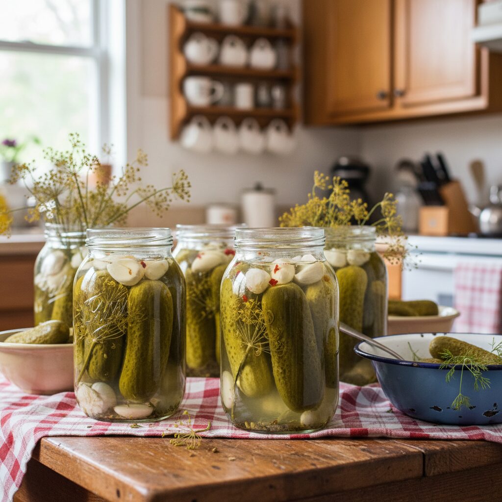 Dill Pickles for the Cold Room — Saskatchewan, Canada