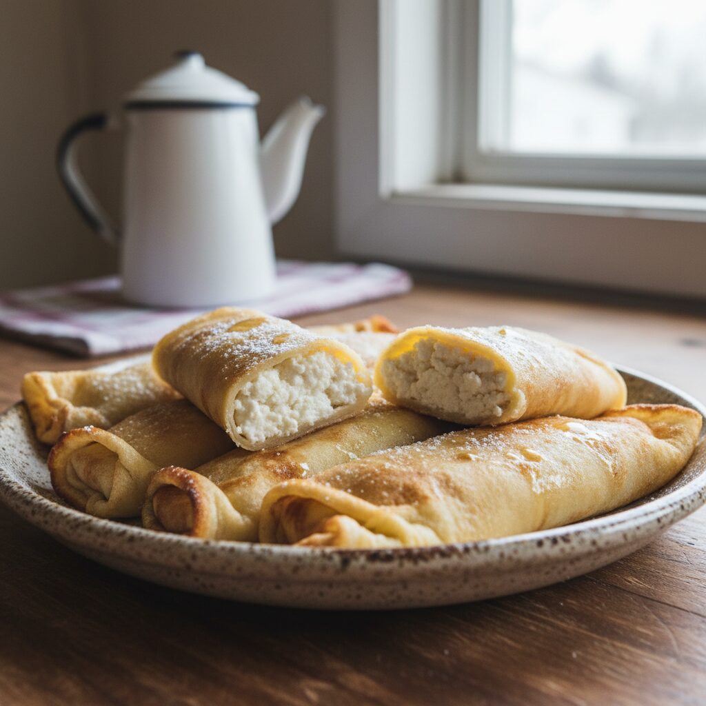 Nalysnyky Rolled Crepes — Saskatchewan, Canada