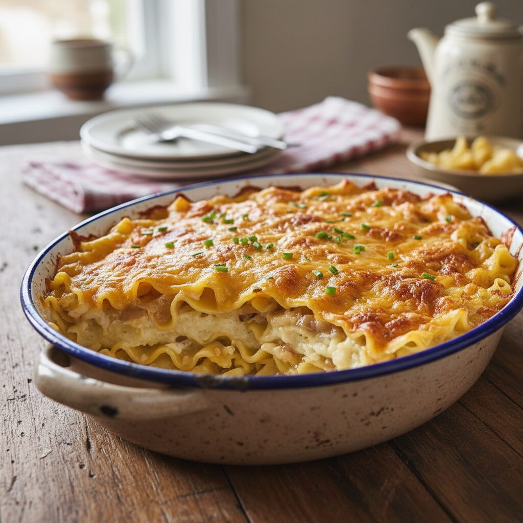 Perogy Casserole — Saskatchewan, Canada