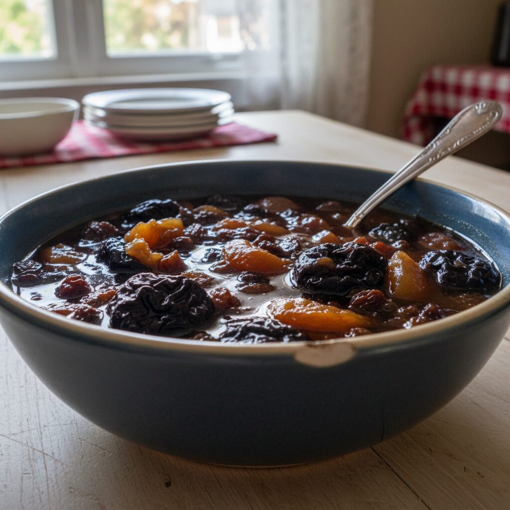 Plumi Moos (Mennonite Fruit Soup) — Saskatchewan, Canada