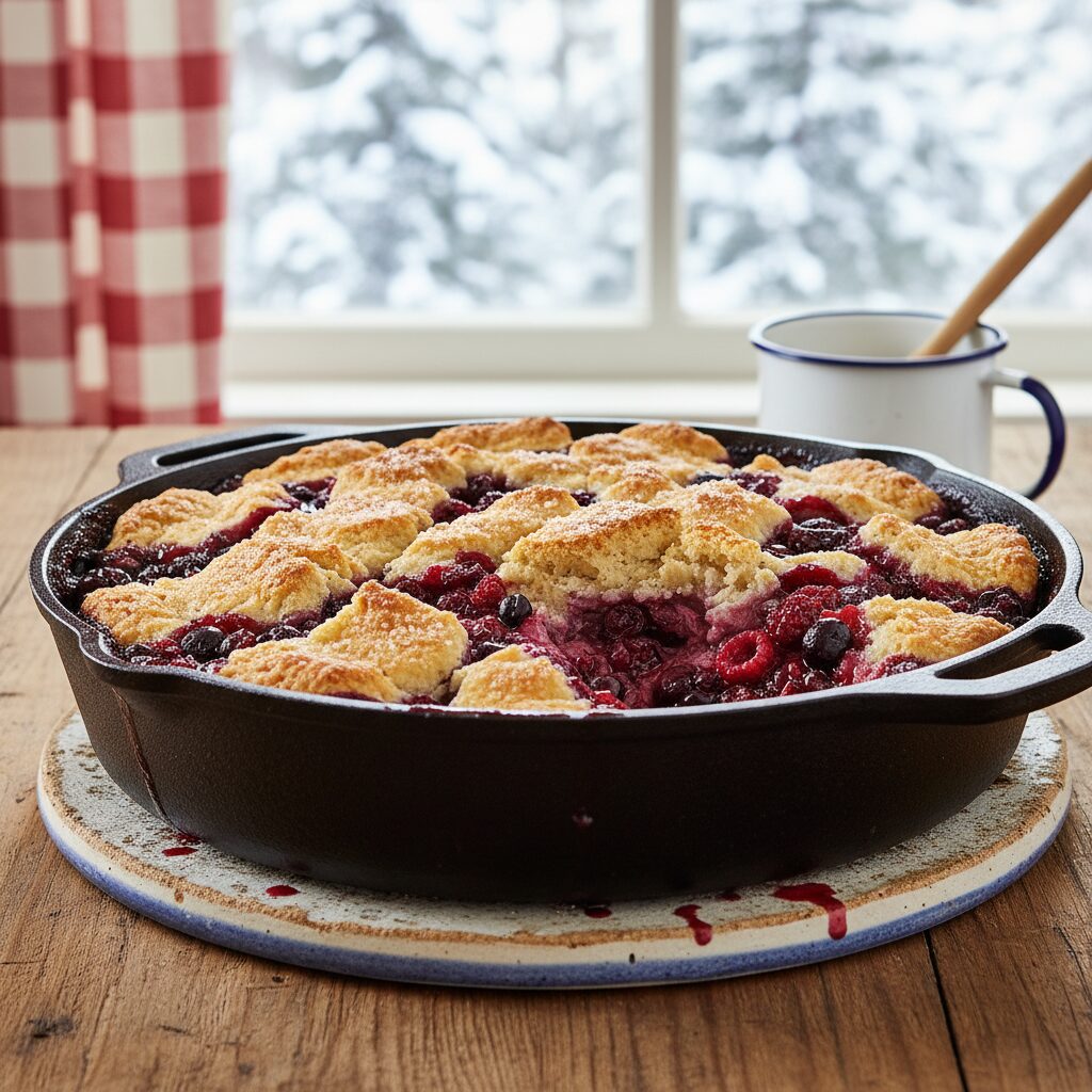 Prairie Berry Cobbler — Saskatchewan, Canada