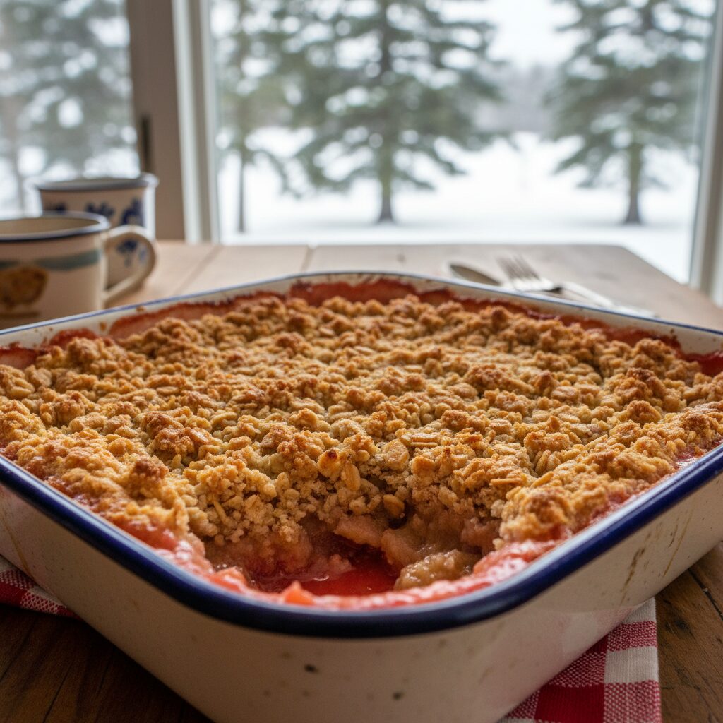 Rhubarb Crisp — Saskatchewan, Canada