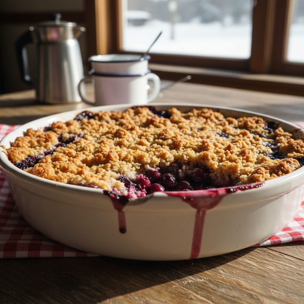 Saskatoon Berry Crisp — Saskatchewan, Canada