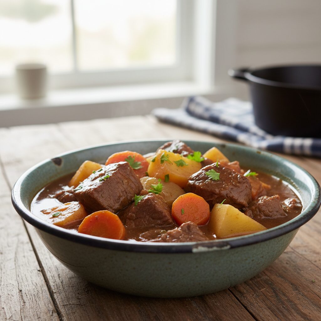 Hearty Beef Stew with Root Vegetables โ Yukon, Canada