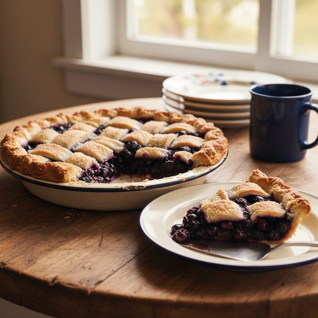 Wild Blueberry Pie โ Yukon, Canada