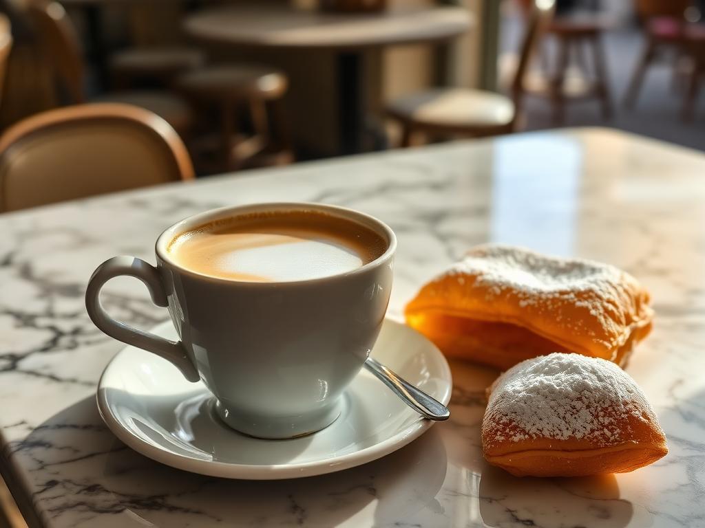 New Orleans Cafรฉ au Lait with Chicory โ Louisiana, United States