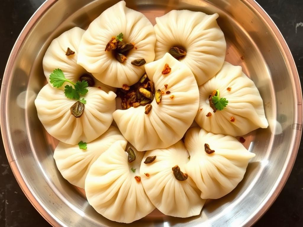 Fara (Steamed Rice Dumplings) — Chhattisgarh, India