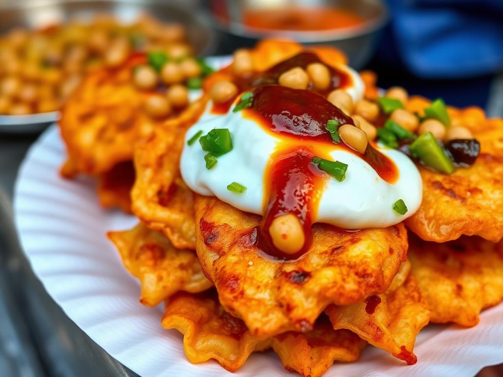 Sector Market Aloo Tikki Chaat โ Chandigarh, India