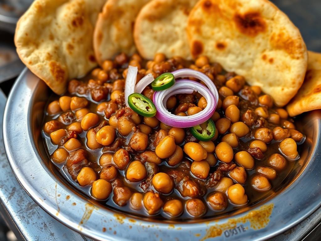 Chandigarh-Style Chhole Kulche โ Chandigarh, India